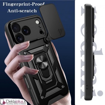 5in1 smūgiams atsparus dėklas su žiedu ir kameros apsauga (Apple Iphone 17 Pro/Iphone 18 Pro) 5in1 smūgiams atsparus dėklas su žiedu ir kameros apsauga (Apple Iphone 17 Pro/Iphone 18 Pro)